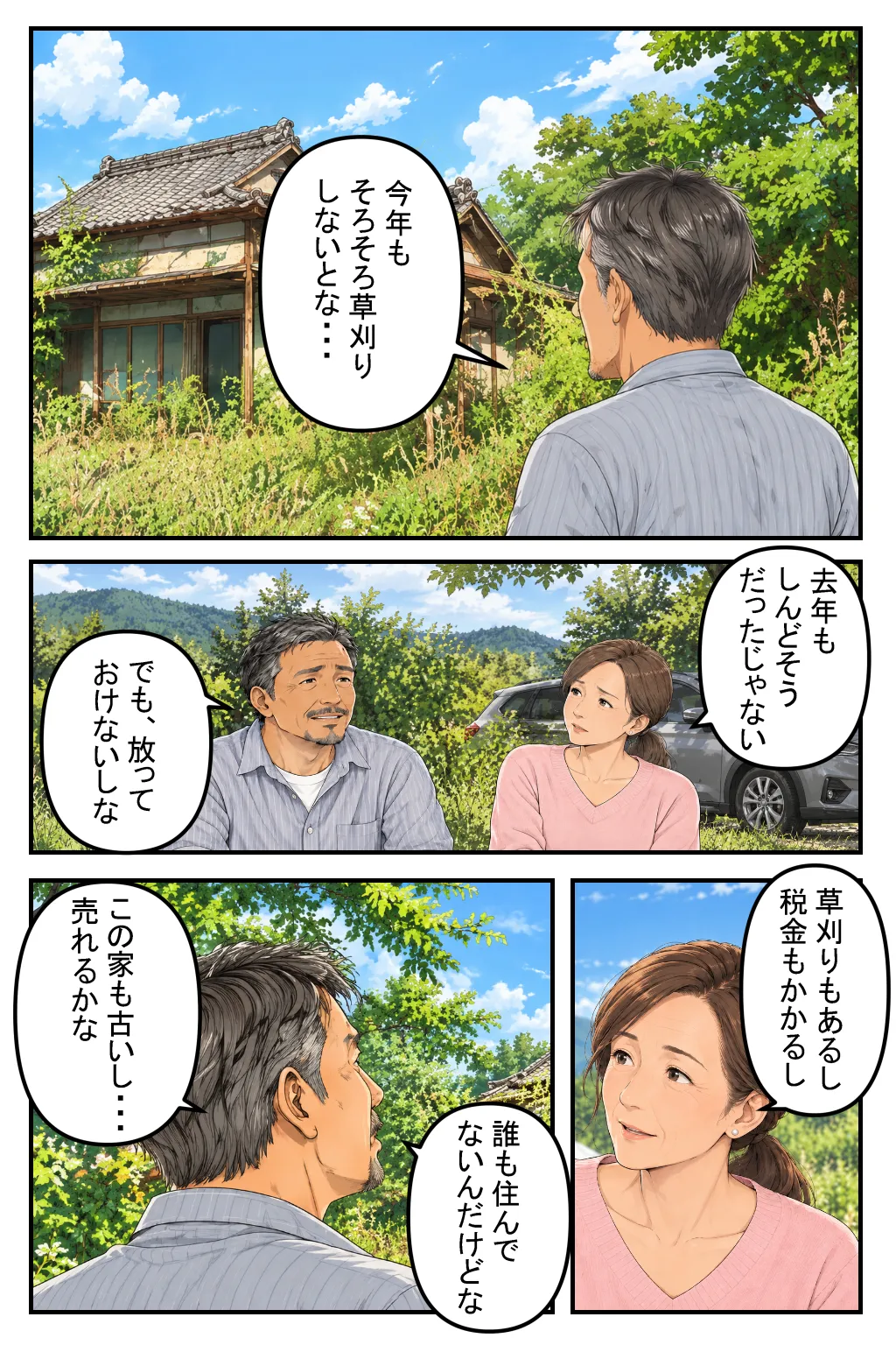 藍ランド不動産 漫画1ページ目