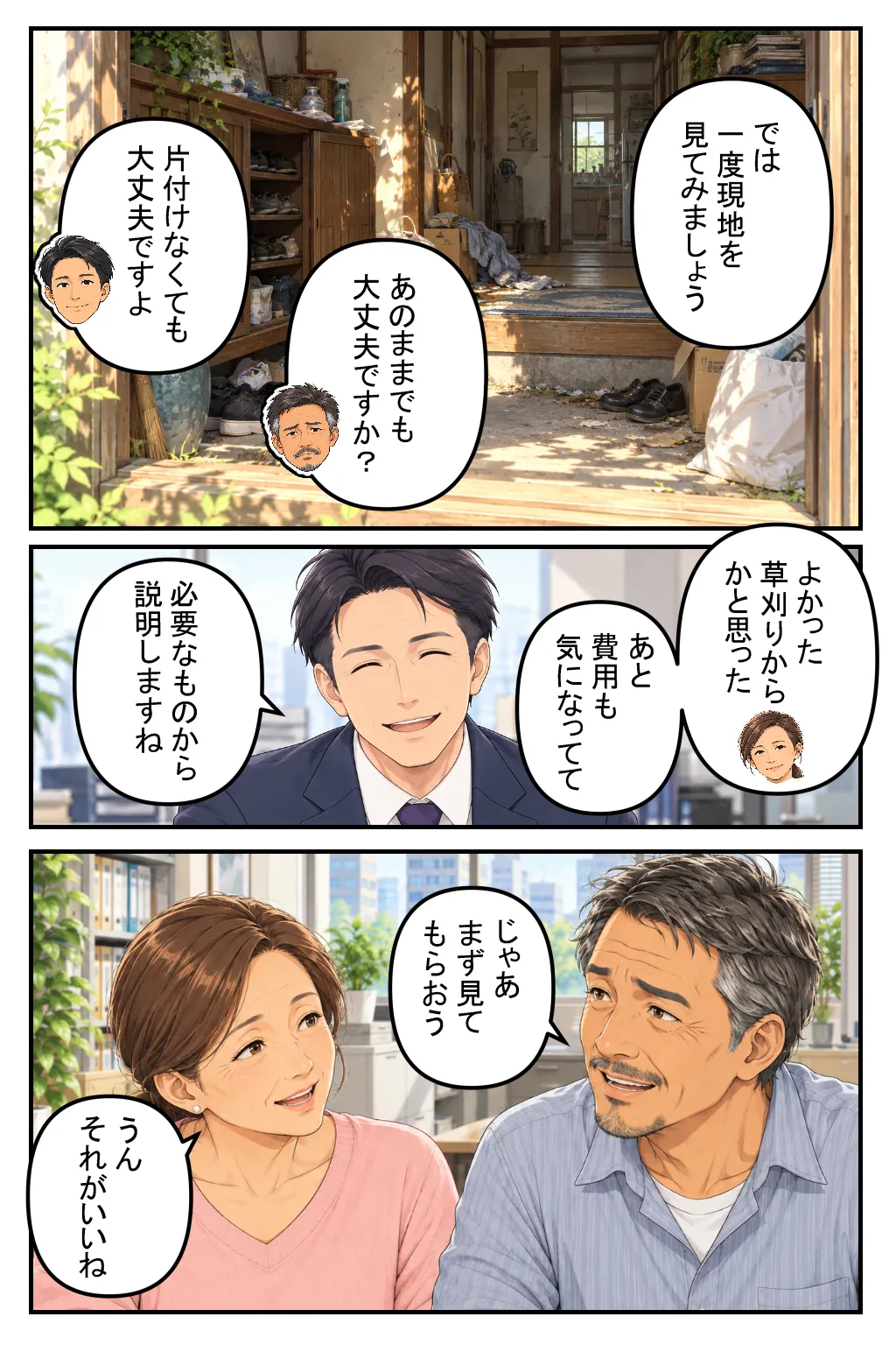 藍ランド不動産 漫画6ページ目