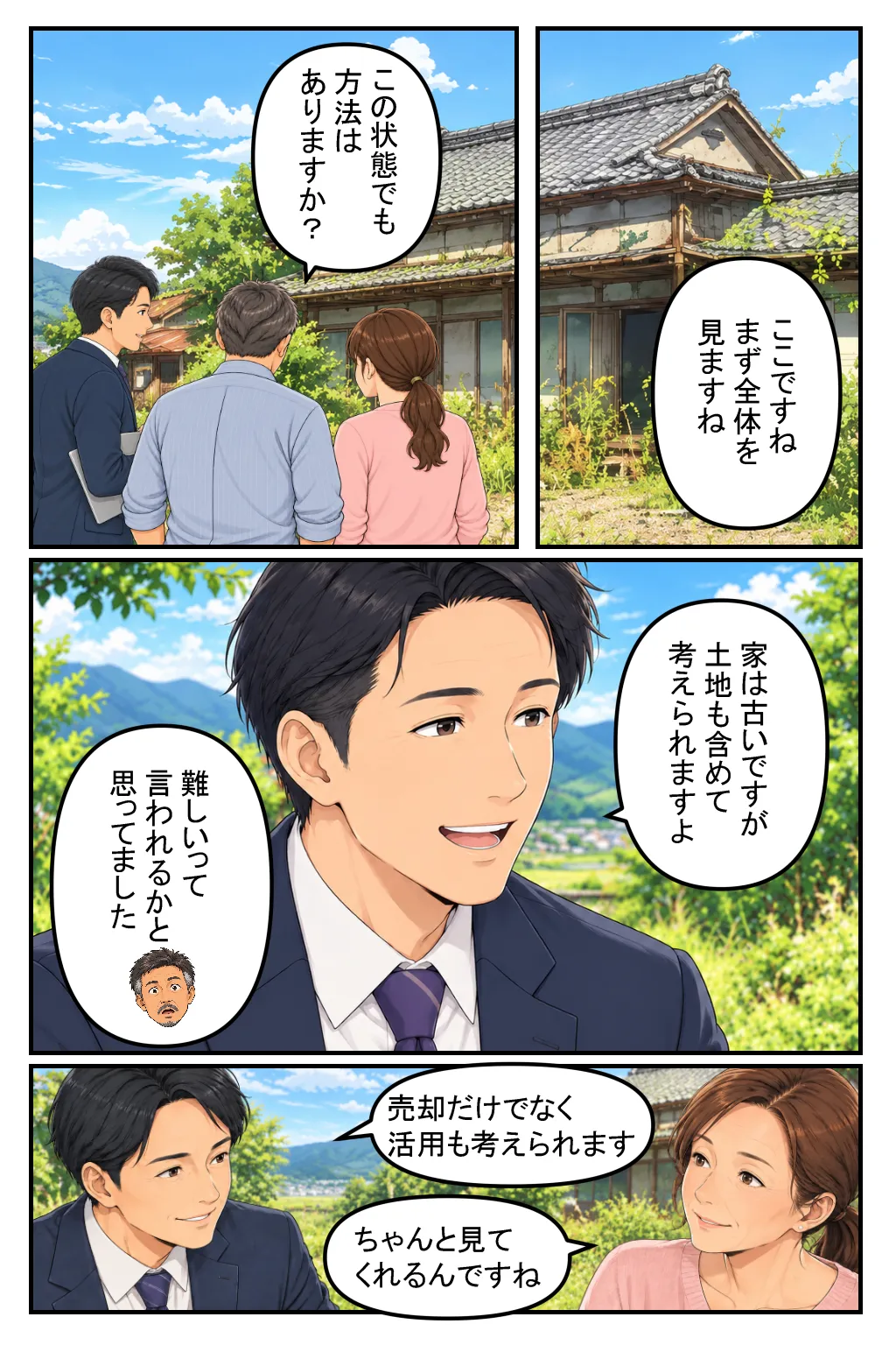 藍ランド不動産 漫画7ページ目
