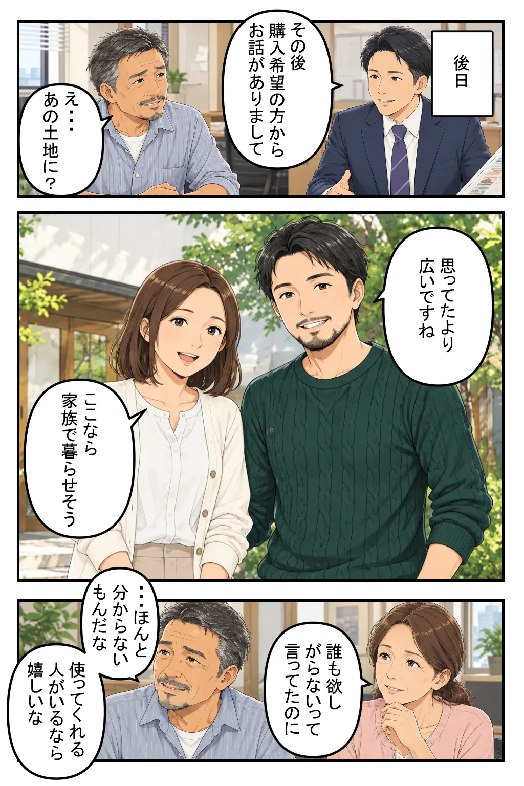 藍ランド不動産 漫画8ページ目